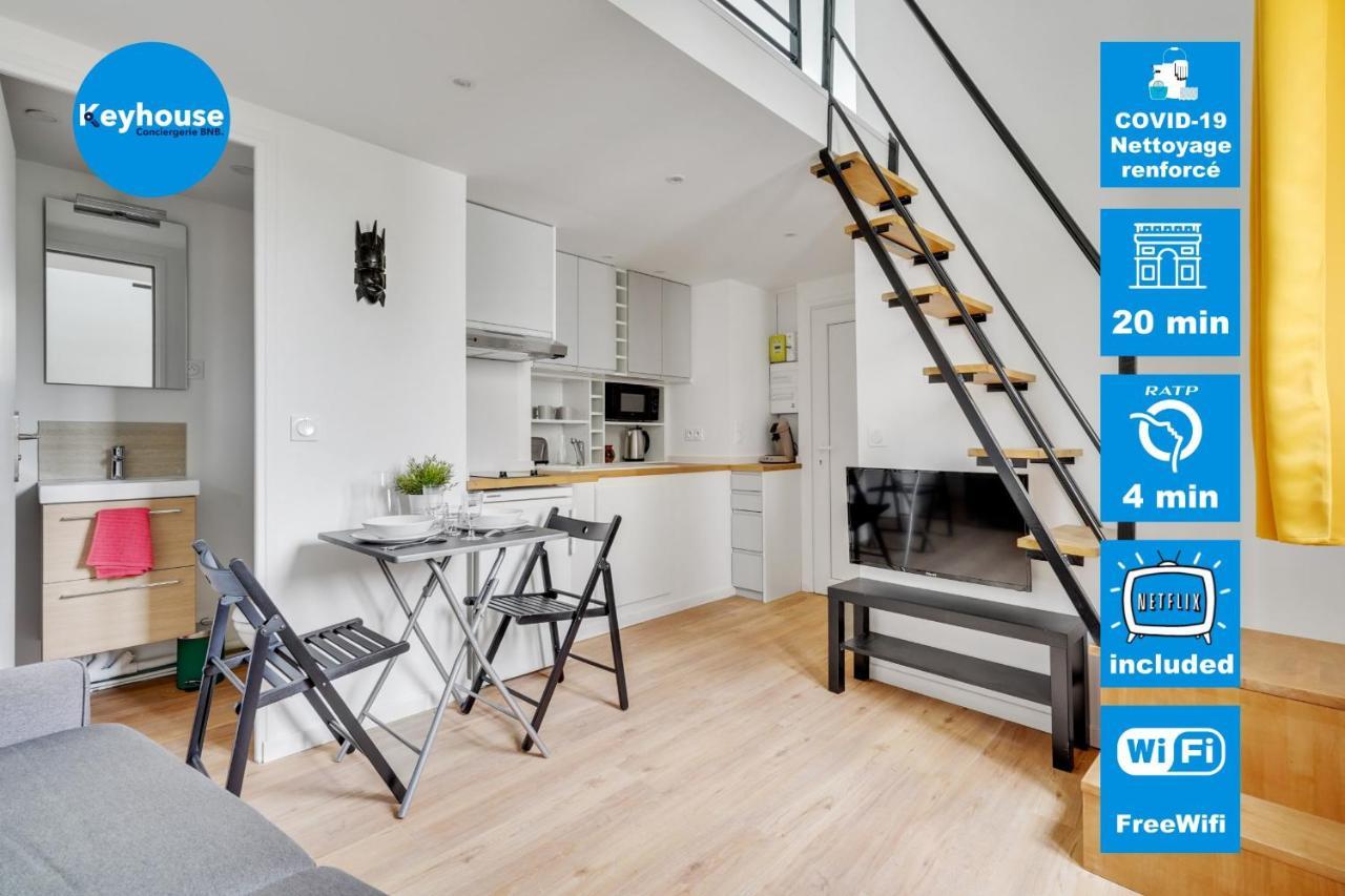 Studio Mezzanine 3-4 Pers Tout Equipe Wifi Apartman Montreuil  Kültér fotó